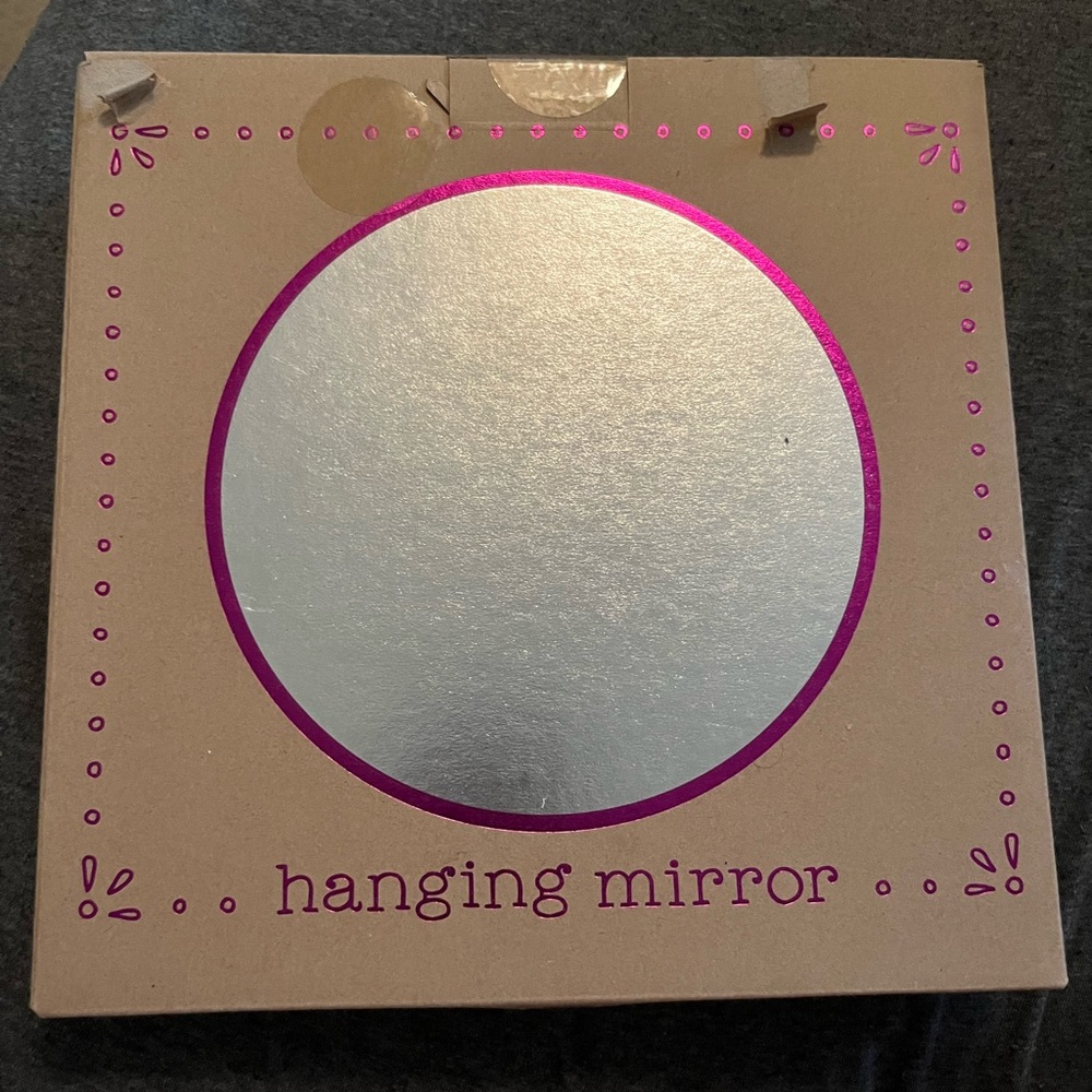 Circular hanging mirror brand new never opened